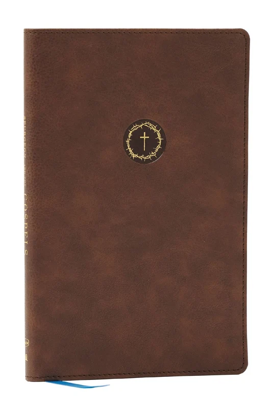 Spurgeon and the Gospels: The Gospels with Devotions from Charles Spurgeon (NKJV, Brown Leathersoft, Comfort Print) Hardback