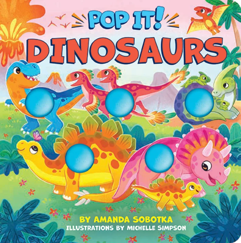 Pop It! Dinosaurs Board Book