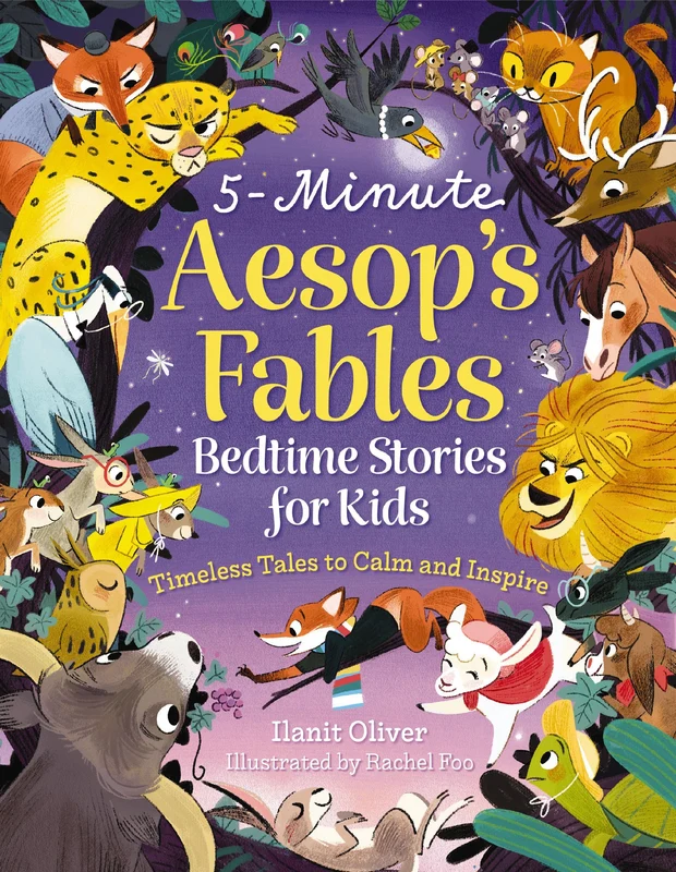 5-Minute Aesop's Fables: Bedtime Stories for Kids (Classic Tales to Calm and Inspire) Hardback