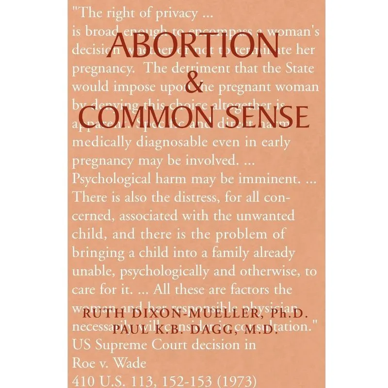 Abortion & Common Sense