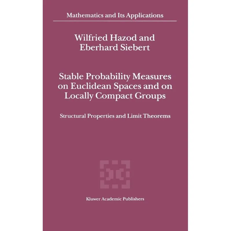 Stable Probability Measures on Euclidean Spaces and on Locally Compact Groups