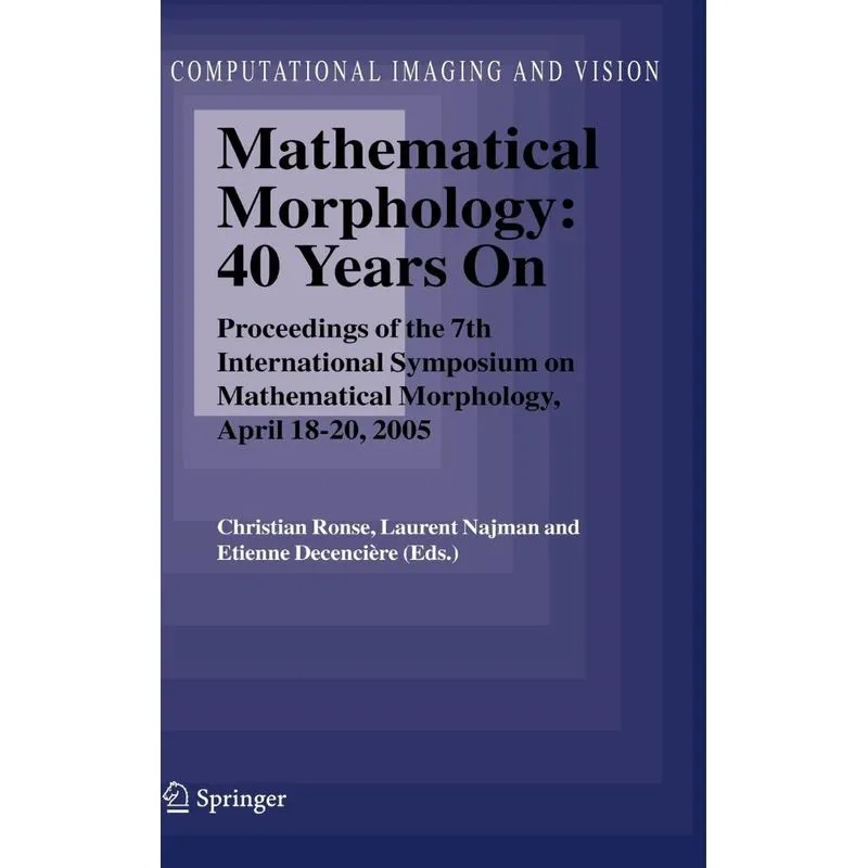 Mathematical Morphology