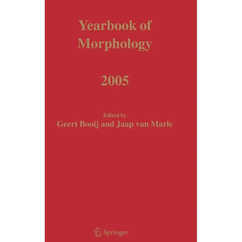 Yearbook of Morphology 2005
