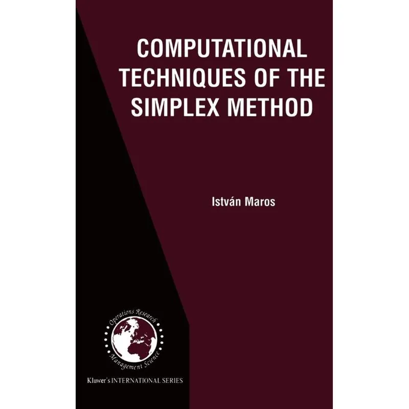 Computational Techniques of the Simplex Method