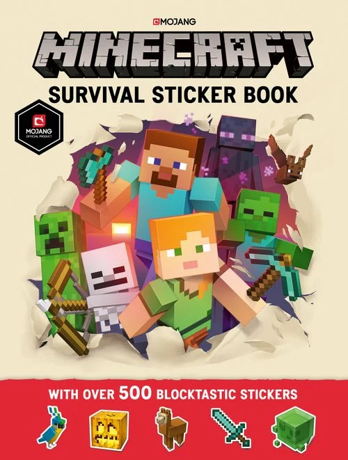 Minecraft Survival Sticker Book: An Official Minecraft Book From Mojang Paperback