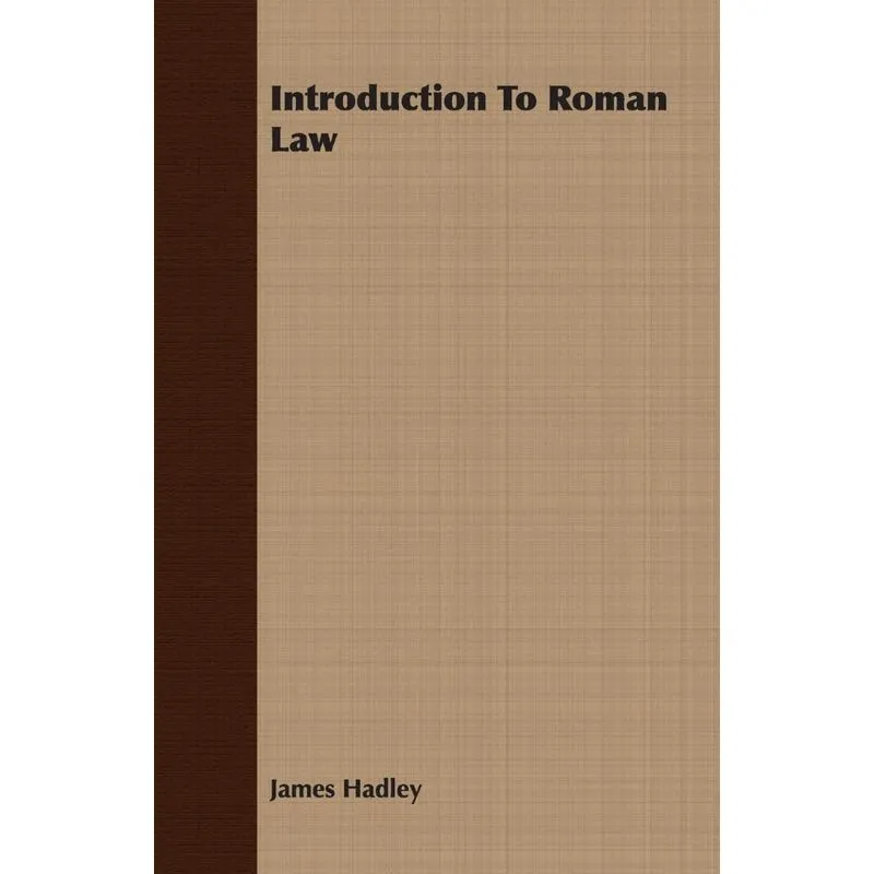 Introduction To Roman Law