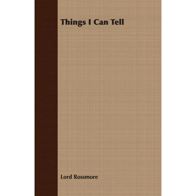 Things I Can Tell