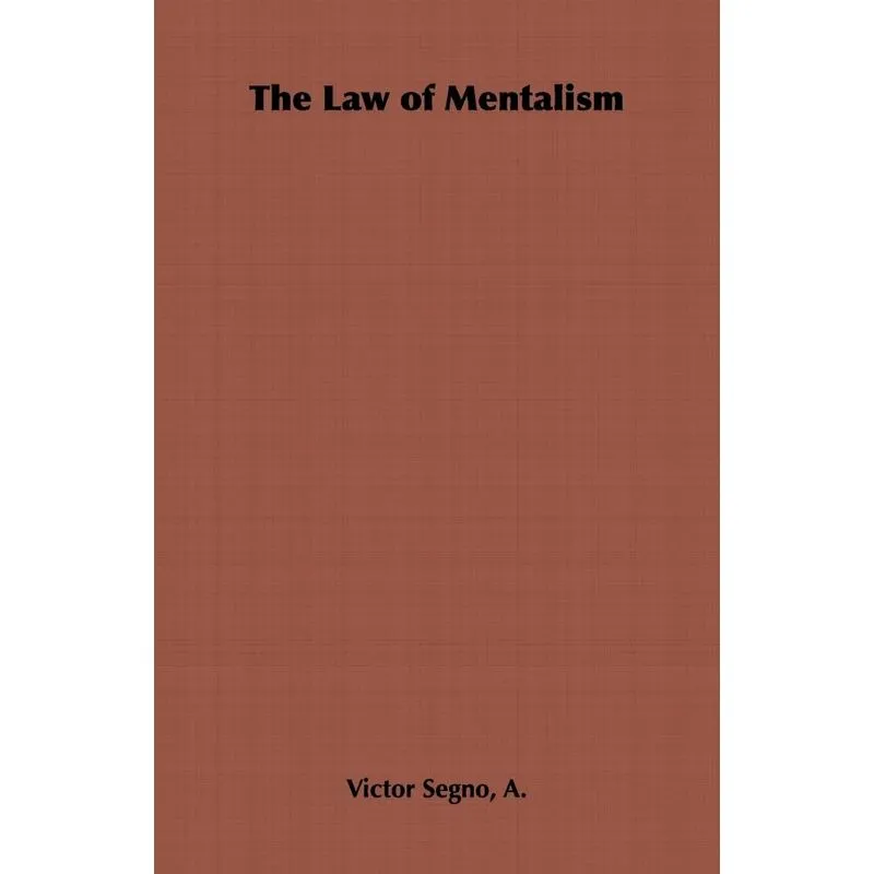 The Law of Mentalism