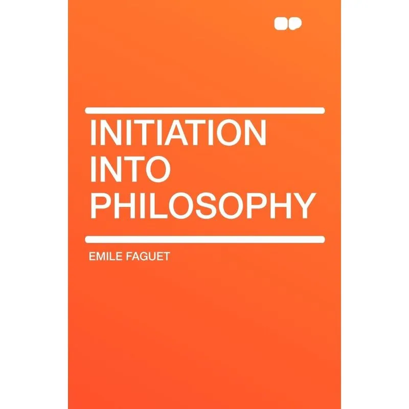 Initiation into Philosophy