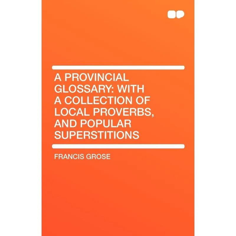 A Provincial Glossary