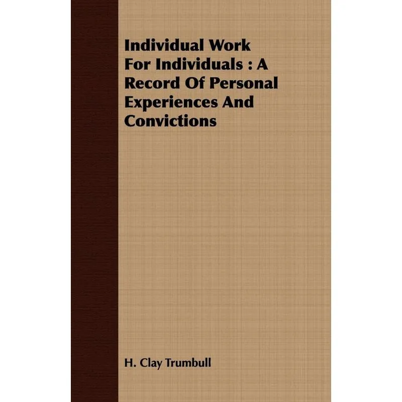 Individual Work For Individuals