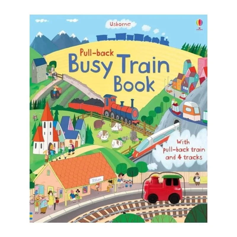 PULL BACK BUSY TRAIN