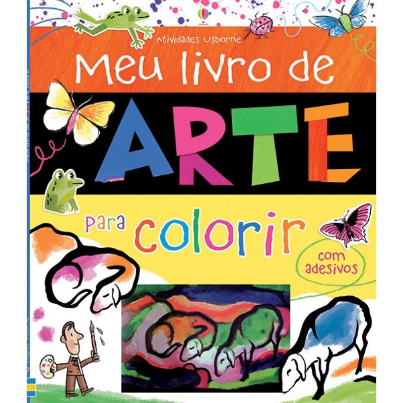 Livro - Meu livro de arte para colorir