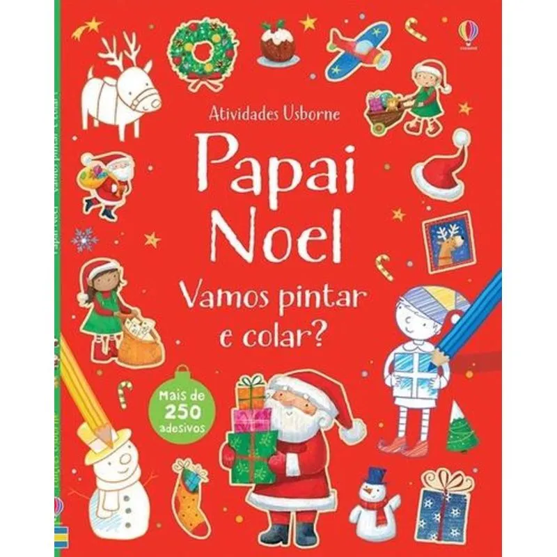 Papai Noel - Vamos Pintar e Colar?