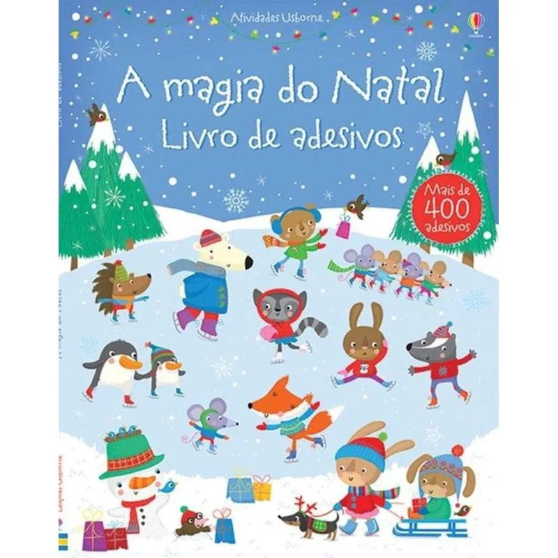 A MAGIA DO NATAL : LIVRO DE ADESIVOS