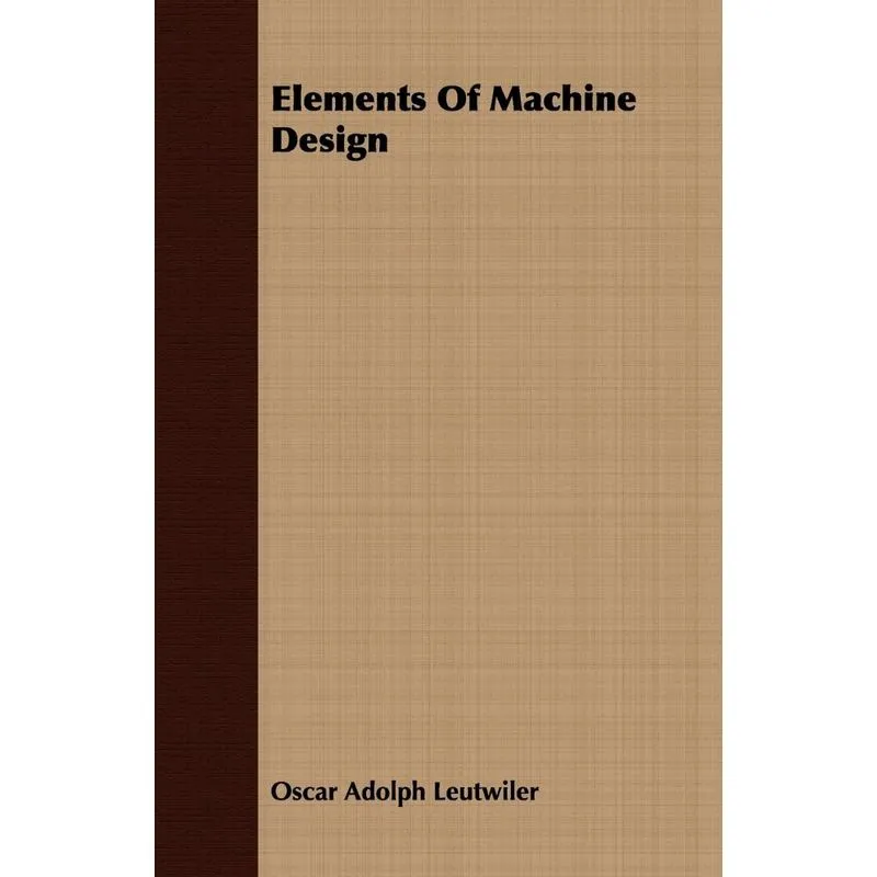 Elements Of Machine Design