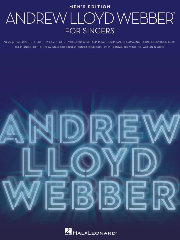 Andrew Lloyd Webber for Singers 30 Songs - Men's Edition
