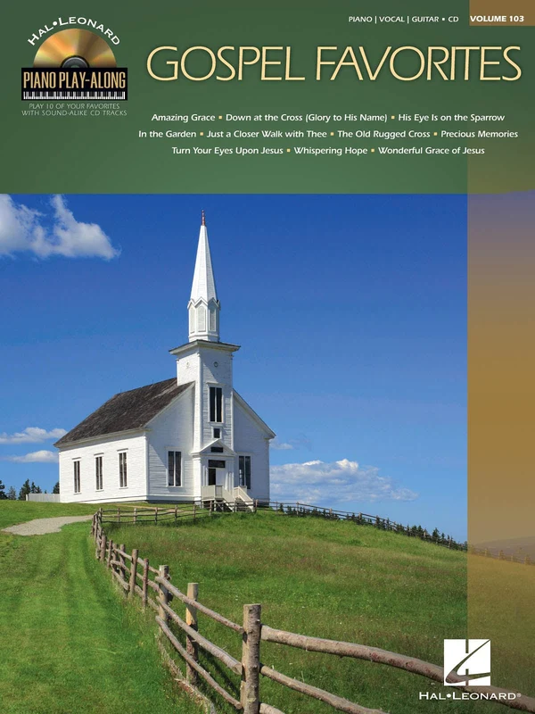 Gospel Favorites Piano Play-Along Volume 103 鋼琴
