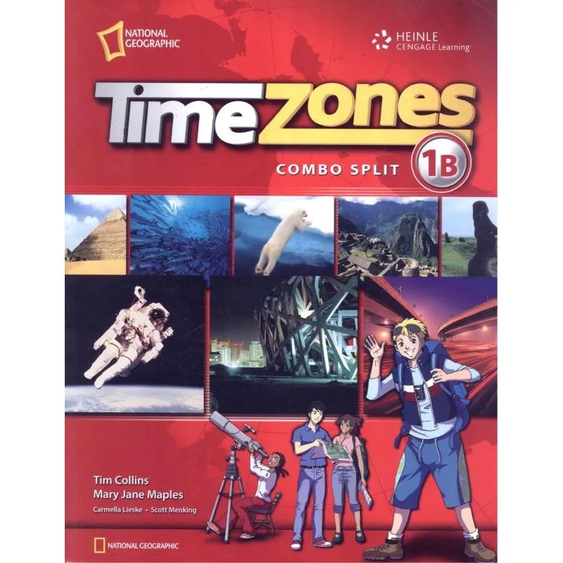 TIME ZONES 1B COMBO SPLIT WITH MULTI-ROM - 1ST ED