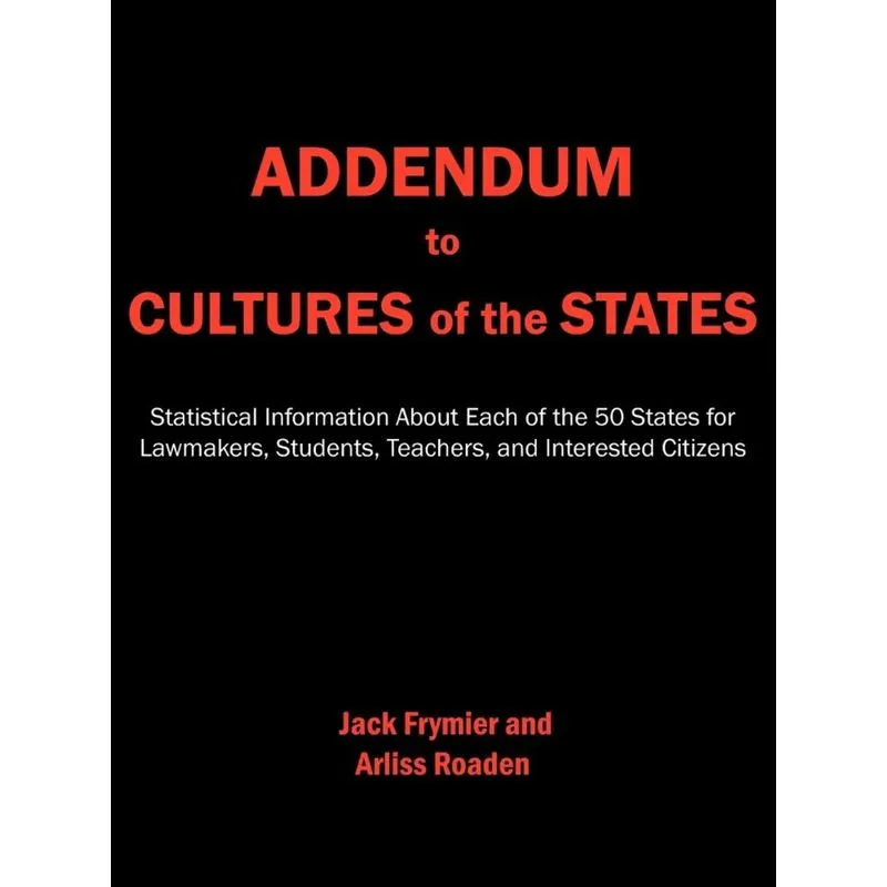 Addendum to Cultures of the States