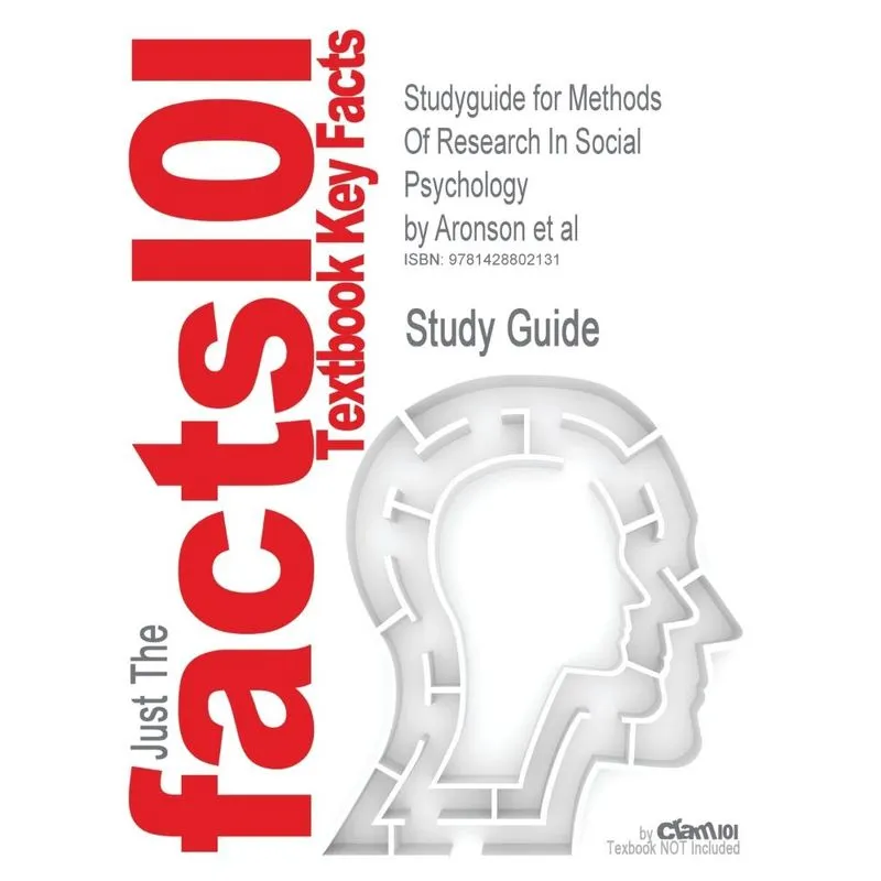 Studyguide for Methods of Research in Social Psychology by Al, Aronson Et, ISBN 9780070024663