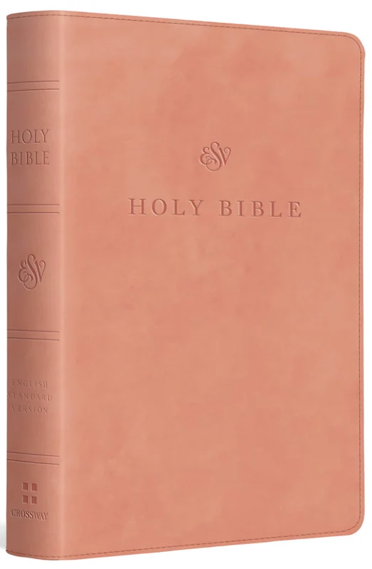 ESV, Large Print Compact Bible (Trutone, Blush Rose)