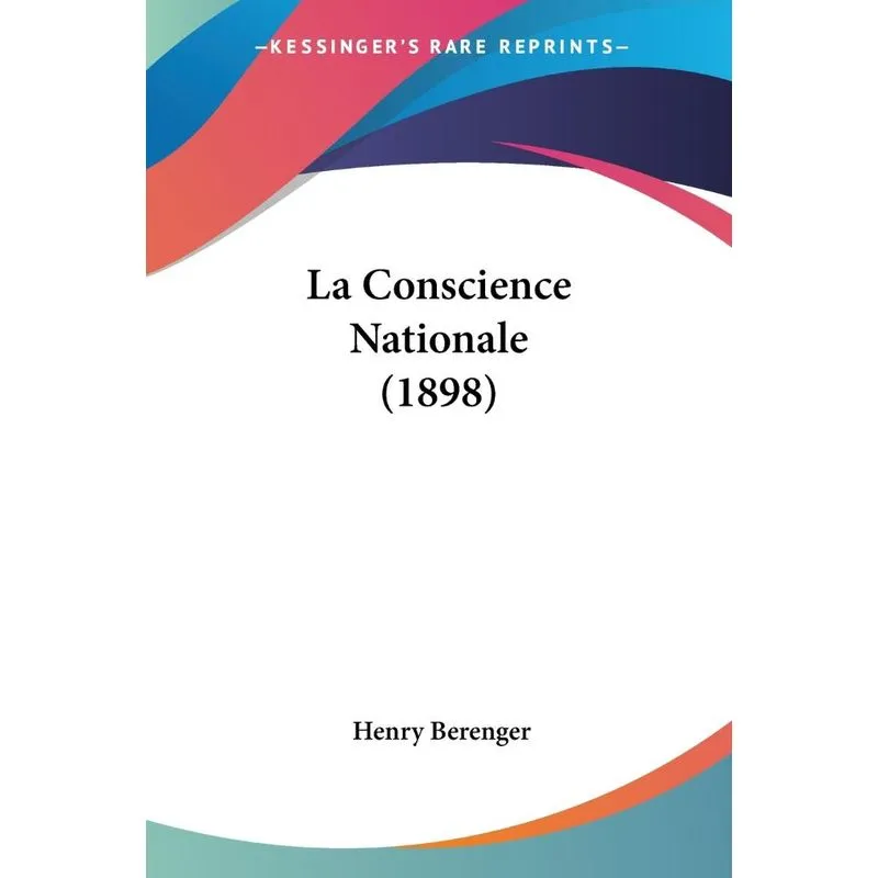 La Conscience Nationale (1898)