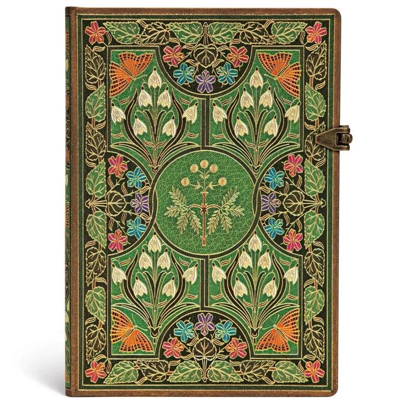 Paperblanks Poetry In Bloom Capa Dura Midi Pautado