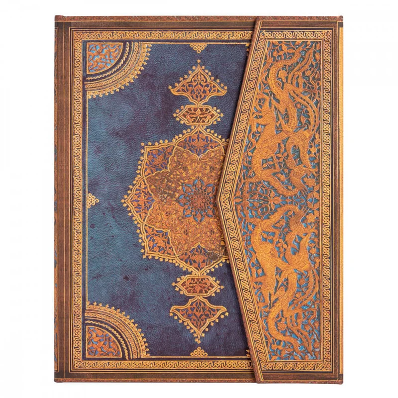 Paperblanks Safavid Indigo Capa Dura Midi Sem Pauta
