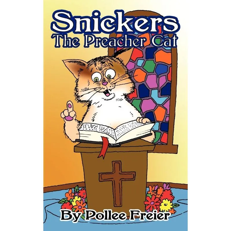 Snickers, the Preacher Cat.