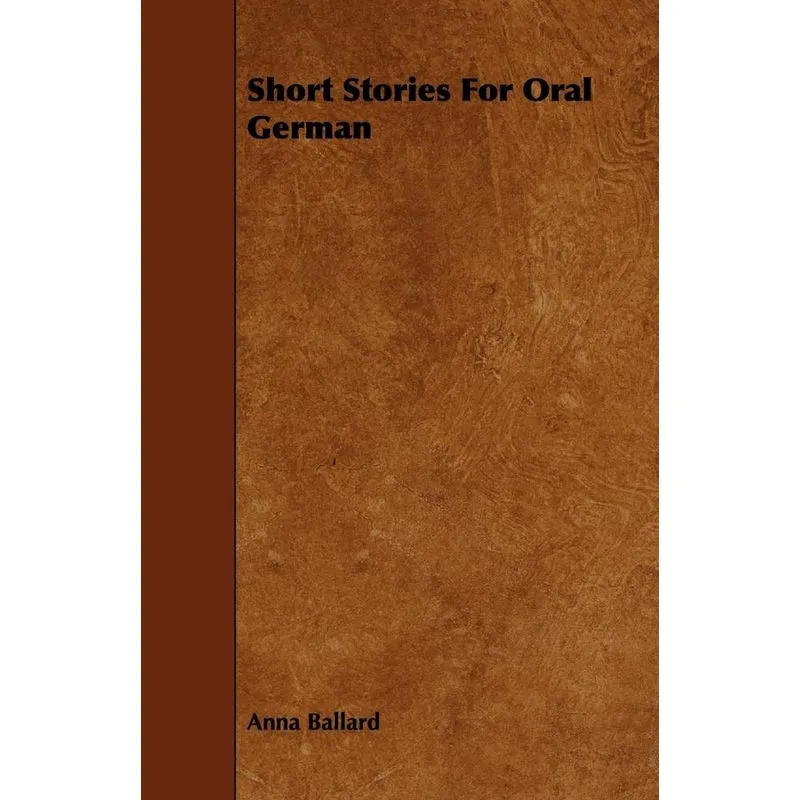 Short Stories For Oral German