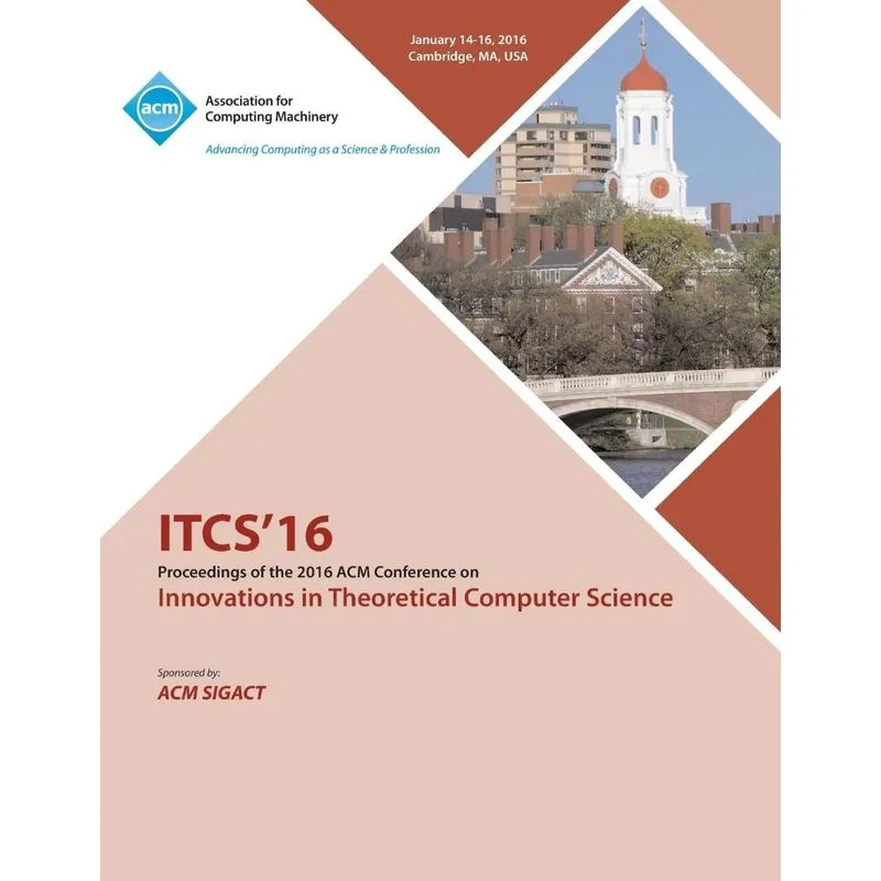 Livro ITCS 16 7th Innovations in Theortical Computer Science