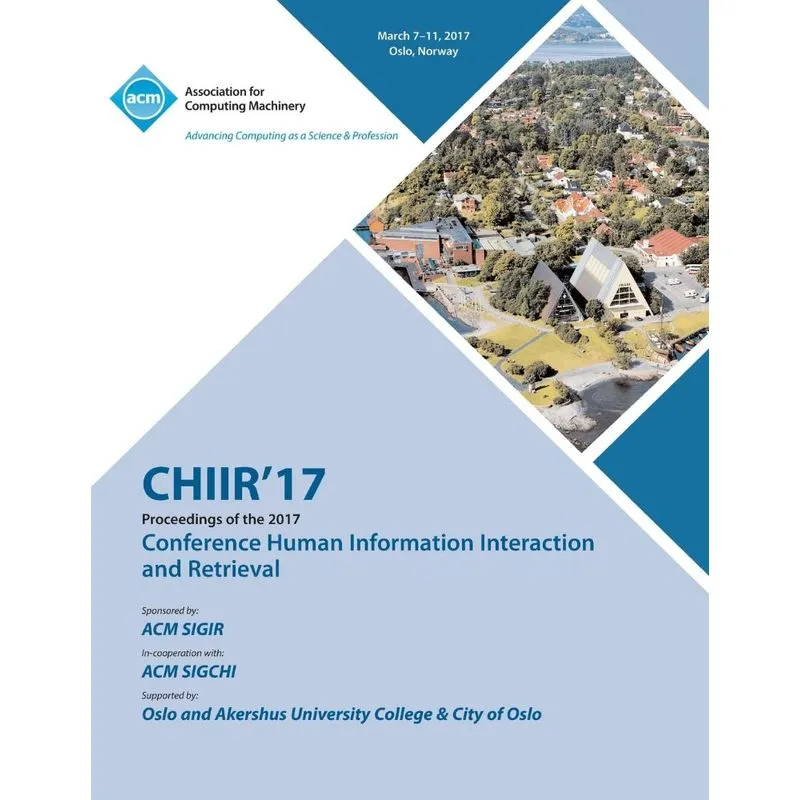 Livro CHIIR 17 Conference on Human Information Interaction and Retrieval