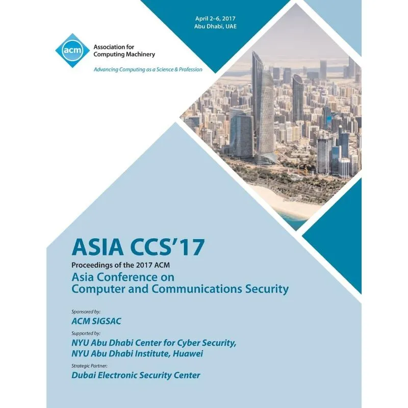 Livro ASIA CCS 17 ACM Asia Conference on Computer and Communications Security