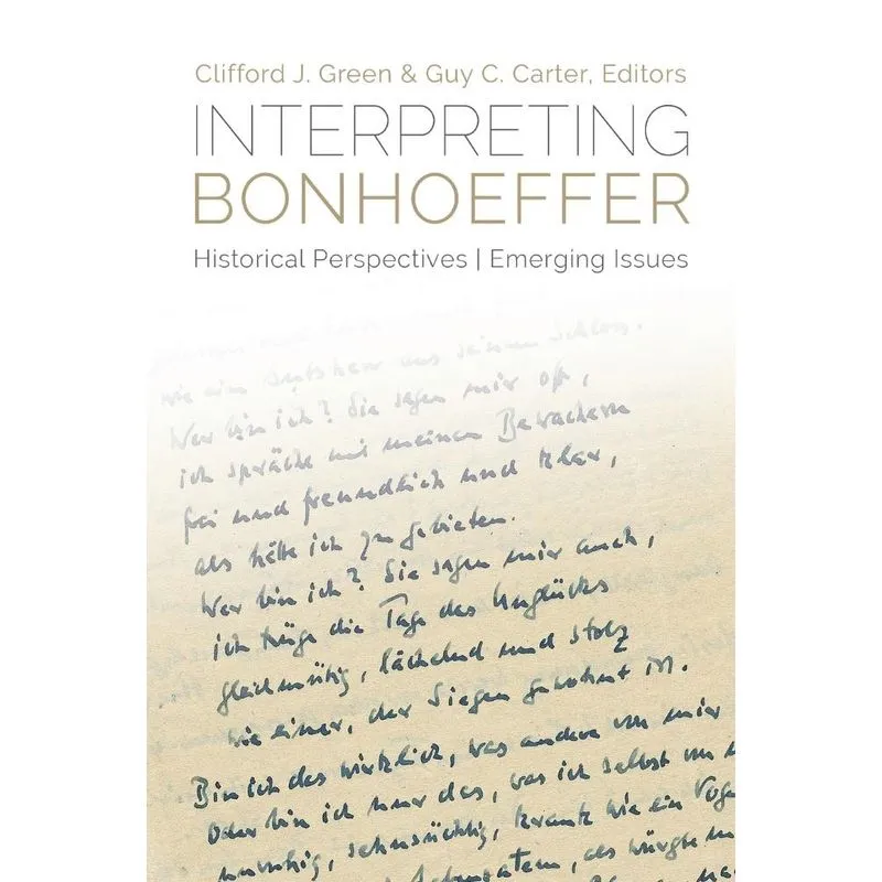 Interpreting Bonhoeffer