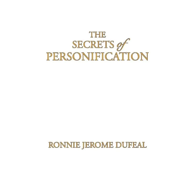 The Secrets Of Personification