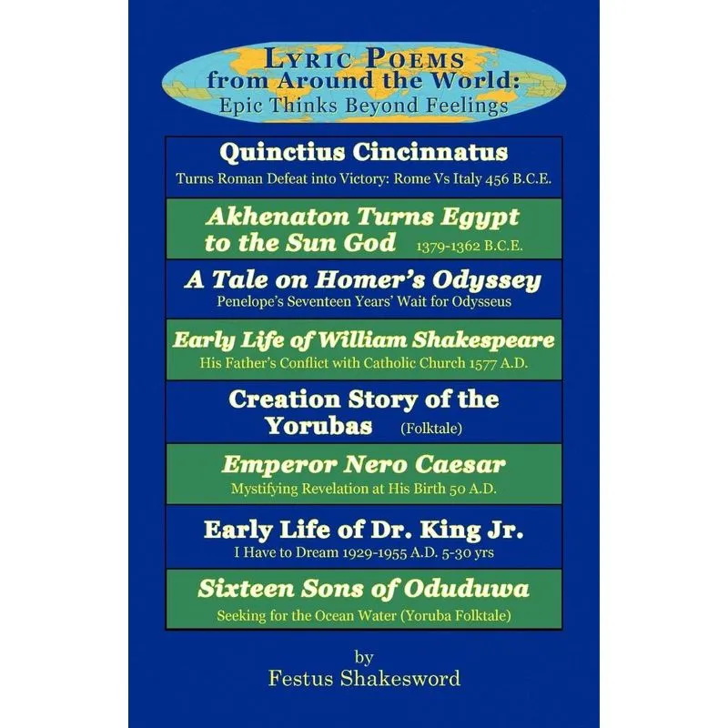Lyric Poems from Around the World