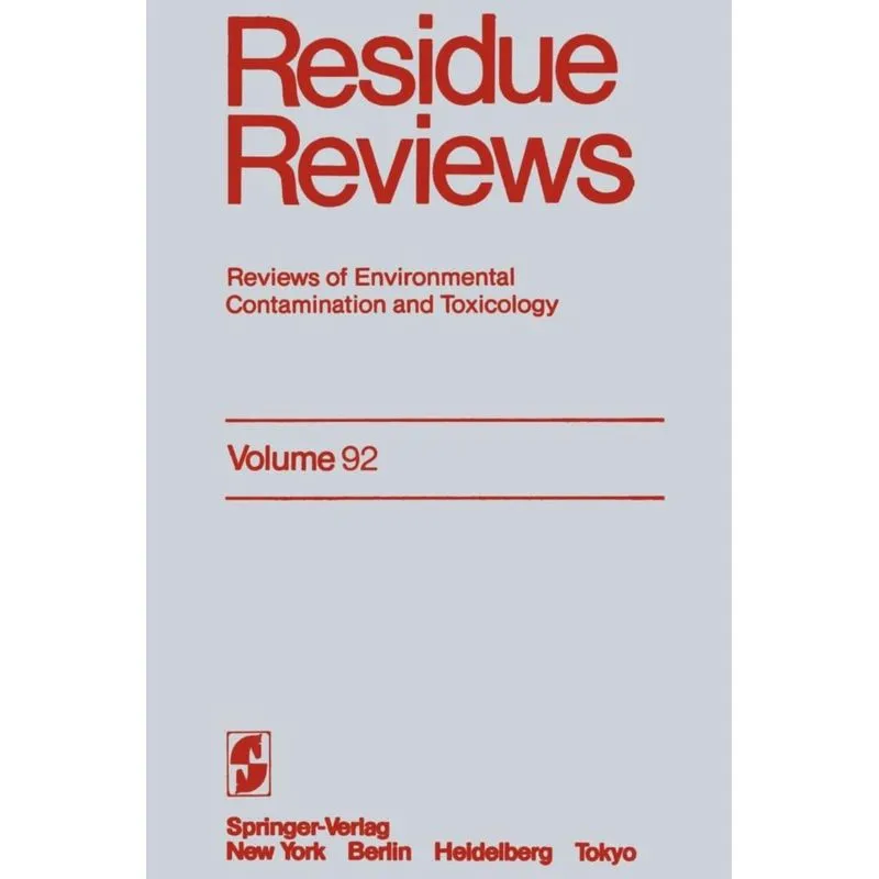 Residue Reviews