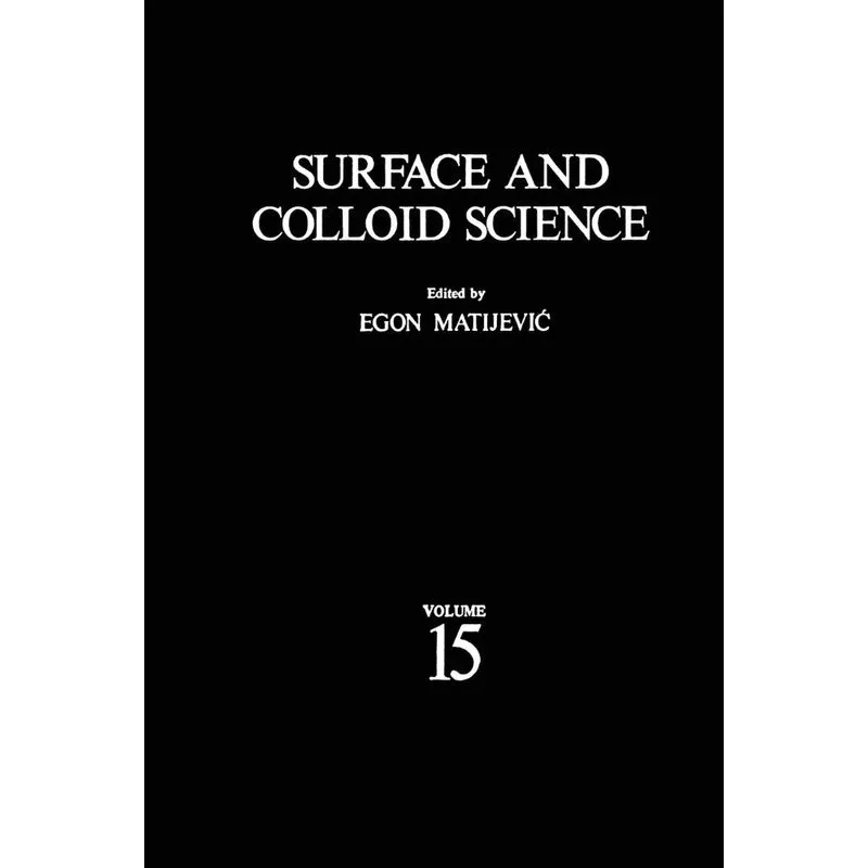 Surface and Colloid Science