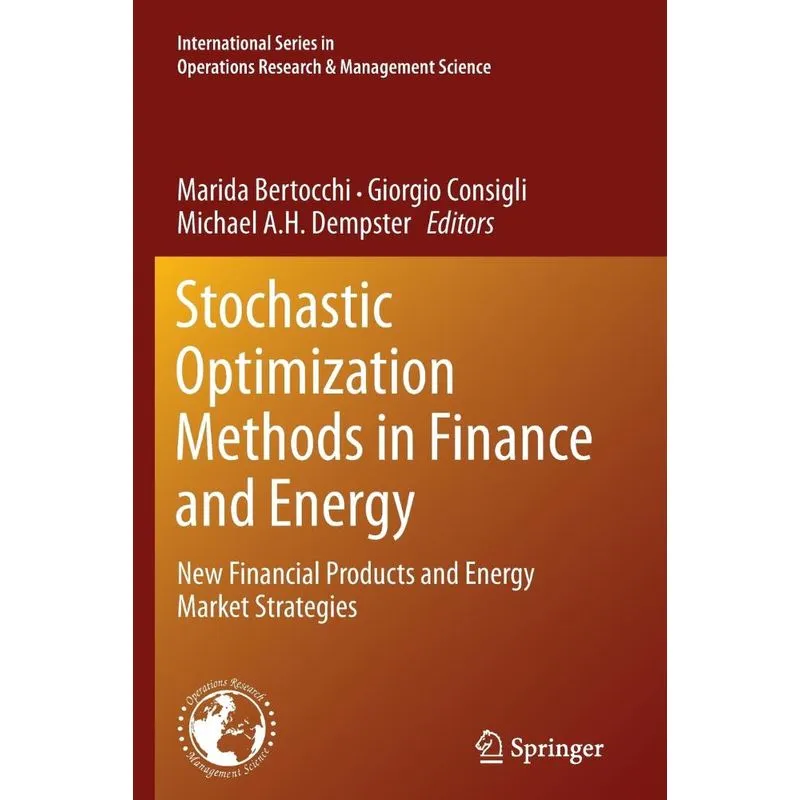 Stochastic Optimization Methods in Finance and Energy