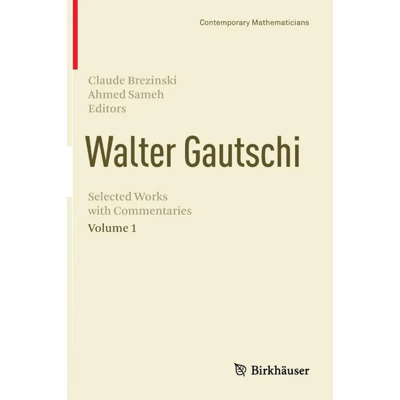 Walter Gautschi, Volume 1