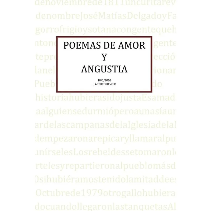 Poemas De Amor Y Angustia