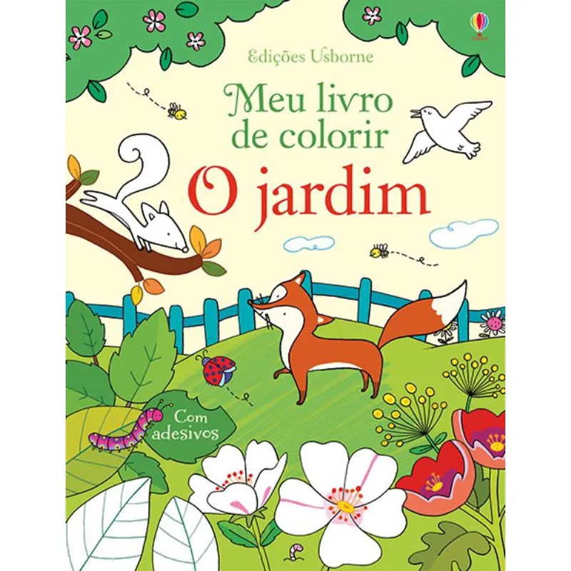 Livro - O jardim : Meu livro de colorir