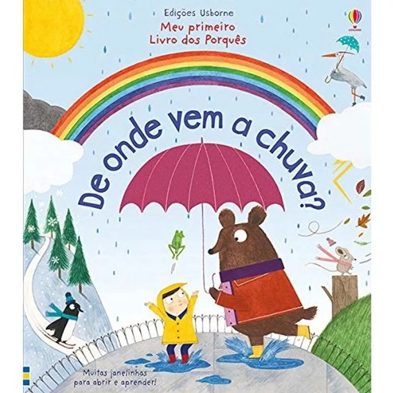 Livro - De onde vem a chuva?: meu primeiro livro dos porquês