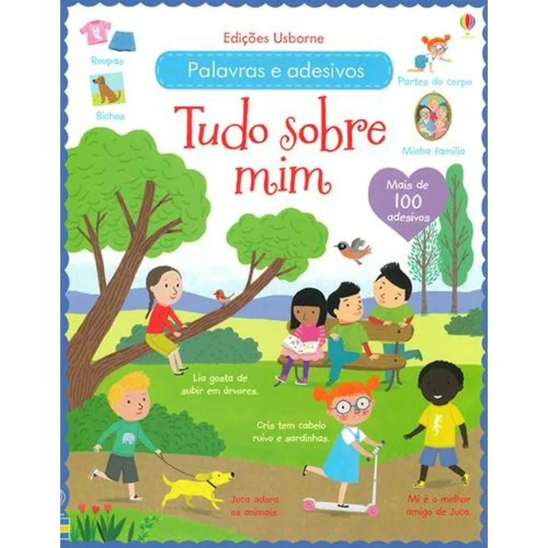 Tudo sobre Mim - Palavras e Adesivos