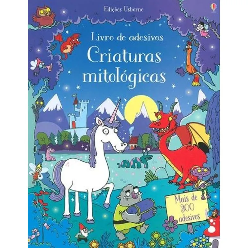 Criaturas Mitológicas: Livro de Adesivos