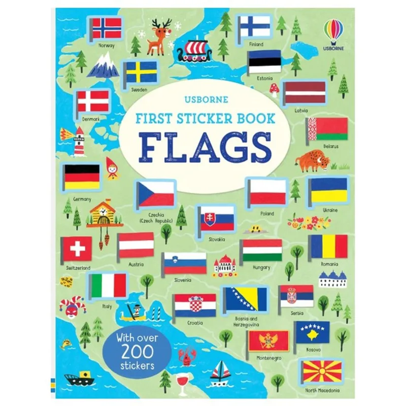FIRST STICKER BOOK FLAGS