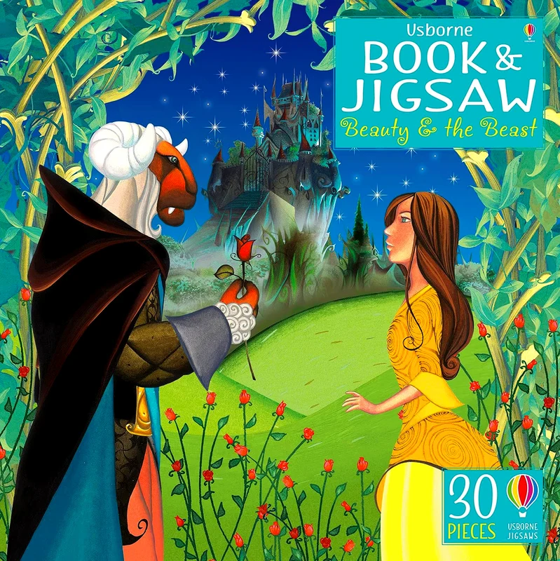 Usborne Book And Jigsaw: Beauty And The Beast