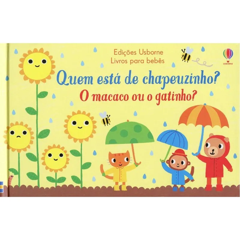 QUEM ESTA DE CHAPEUZINHO? O MACACO OU O GATINHO?