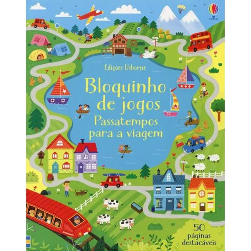 Passatempos para A Viagem: Bloquinho de Jogos
